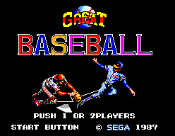 Great Baseball screenshot 3 for Sega Master System
